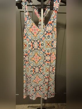 Cynthia Rowley Multicolor Tile-Print Dress